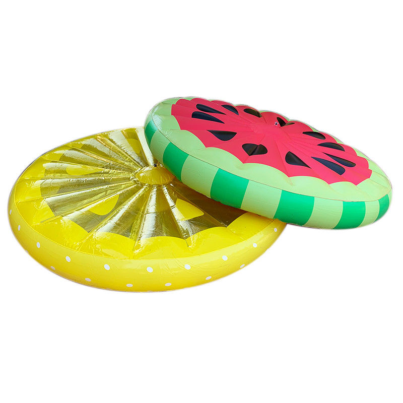 0.3mm 1.5m sandía anillo de natación balsa inflable de lujo piscina flotadores para adultos