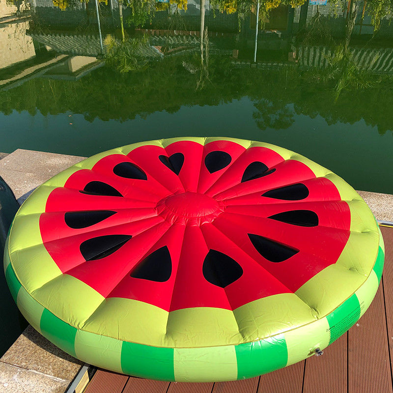 0.3mm 1.5m sandía anillo de natación balsa inflable de lujo piscina flotadores para adultos