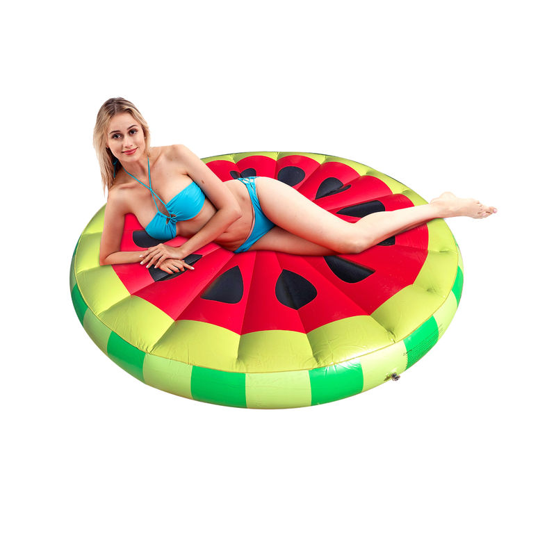 0.3mm 1.5m sandía anillo de natación balsa inflable de lujo piscina flotadores para adultos