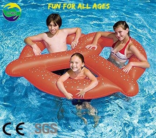 Gran Pan Agua Divertido PVC Inflatable Presel Float Anillo Piscina Float Para Adultos