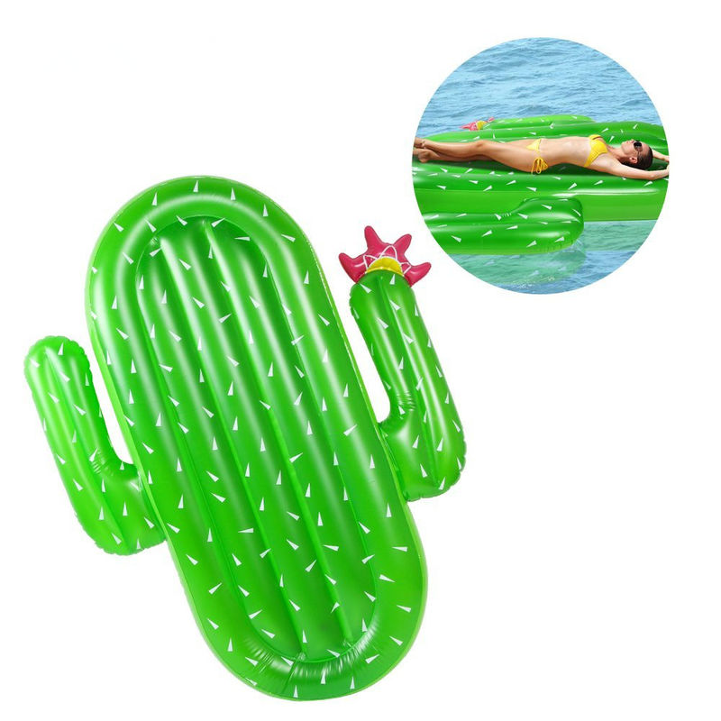 Bebida de cactus inflable de vacaciones Float juguete piscina Float piscina sillas flotantes para adultos BSCI