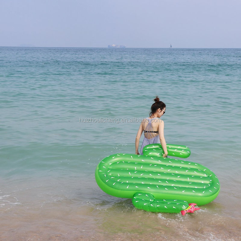 Bebida de cactus inflable de vacaciones Float juguete piscina Float piscina sillas flotantes para adultos BSCI