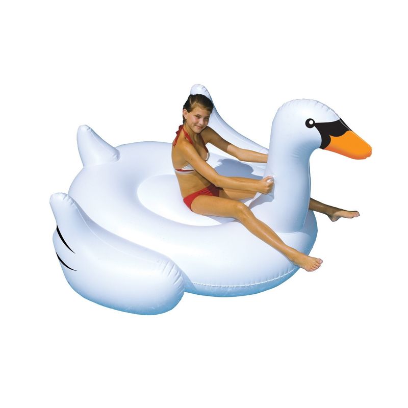 1.5kg Parque acuático piscina para adultos flotante piscina grande flotantes de cisne inflable ISO9001
