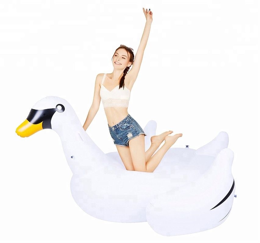 1.5kg Parque acuático piscina para adultos flotante piscina grande flotantes de cisne inflable ISO9001