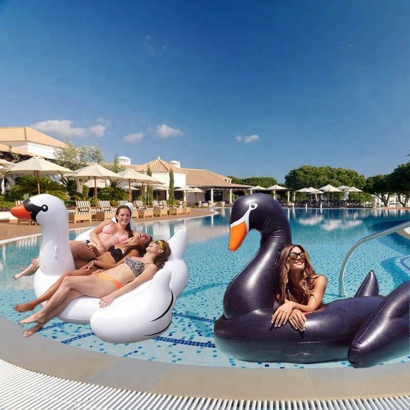 1.5kg Parque acuático piscina para adultos flotante piscina grande flotantes de cisne inflable ISO9001