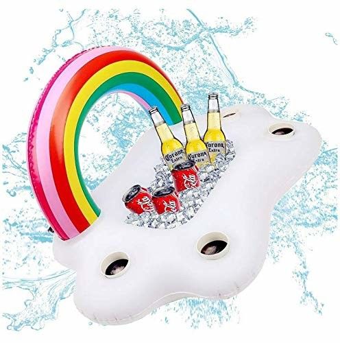 0.54kgs Piscina en forma de nube Fiesta flotante Contenedor de bebida flotante para piscina