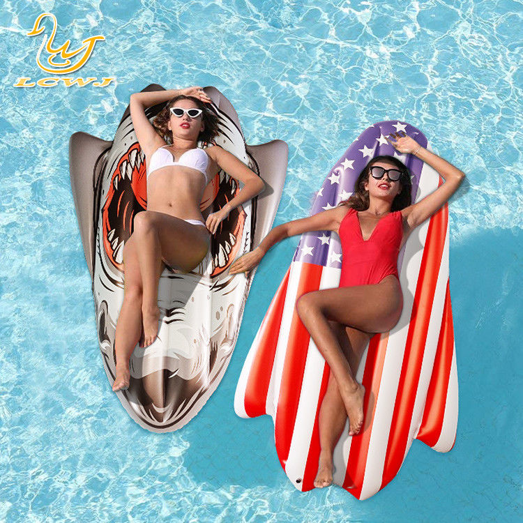 0.25mm soporte de bebida flotante inflable portable tabla de surf inflable de aire en forma personalizada