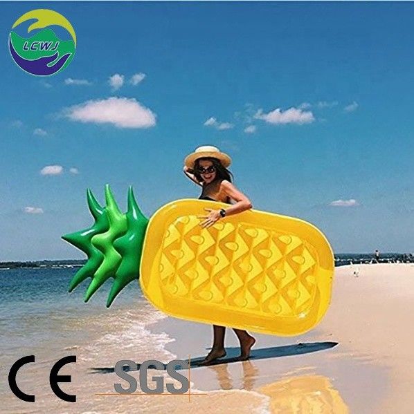 LC Factory Mejor Precio PVC Float Inflatable Piscina Float Piña Juguetes de agua para adultos