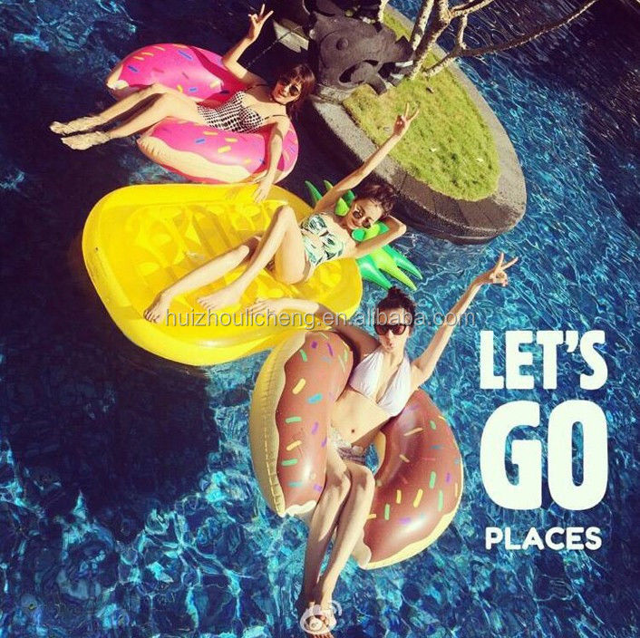 LC Factory Mejor Precio PVC Float Inflatable Piscina Float Piña Juguetes de agua para adultos
