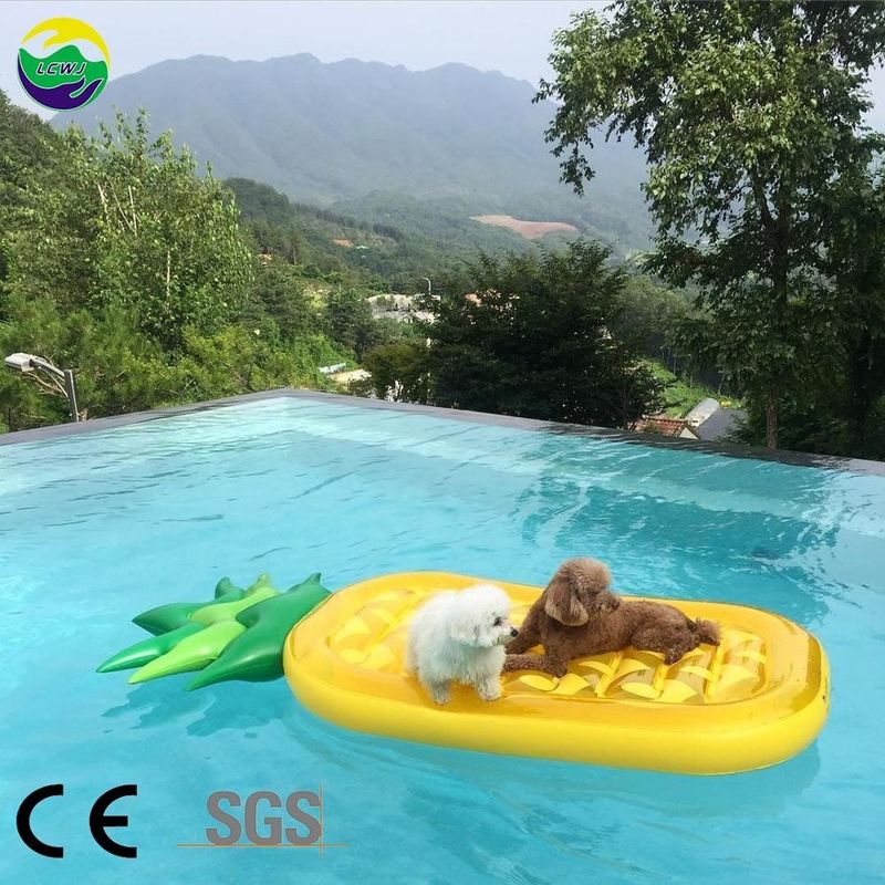 LC Factory Mejor Precio PVC Float Inflatable Piscina Float Piña Juguetes de agua para adultos