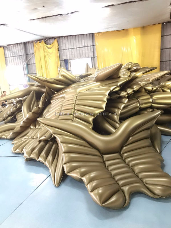 Las alas de mariposa flotante de piscina inflable 250 X 180cm Logotipo personalizado Ángel alas de piscina flotante