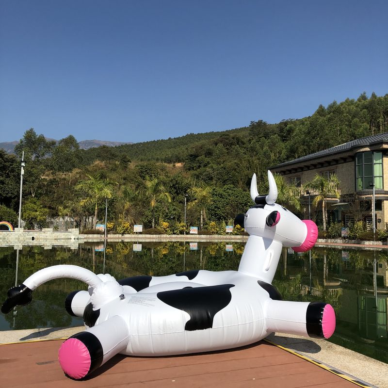 190 X 190 X 130 cm Flotación de piscina inflable en forma de animal silla flotante de piscina isla balsa