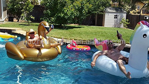 Unicornio Flamenco balsa de playa inflada lago piscina inflada cisne para adultos