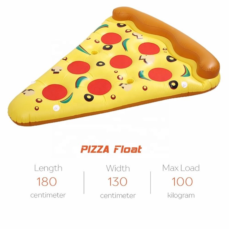 Piscina de aire libre inflada flotante 180 x 130 cm nadar agua soplar pizzaría para el soporte
