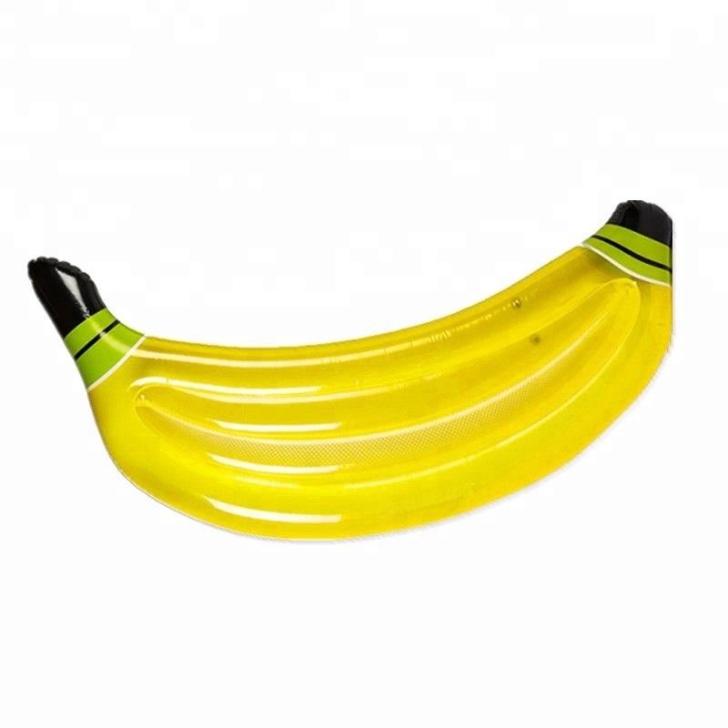 Nuevos juguetes calientes para el deporte Juego Banana fiesta piscina isla flotante piscina