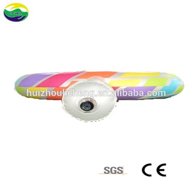 0.3mm Multicolor Flotaciones de piscina grande inflables Lollipop Flotaciones de piscina 220 X 150cm