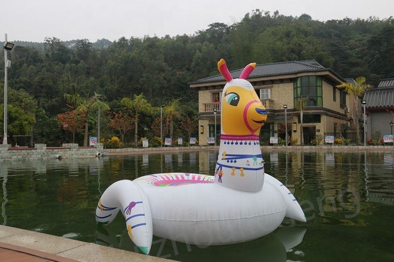 Adultos Alpaca realista piscina inflable flotante llama juegos de piscina para la fiesta