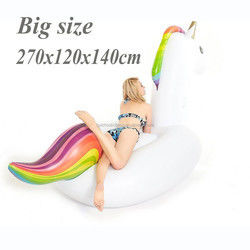 OEM Rideable Float piscina inflable paseo en la piscina de unicornio inflable juguete salón