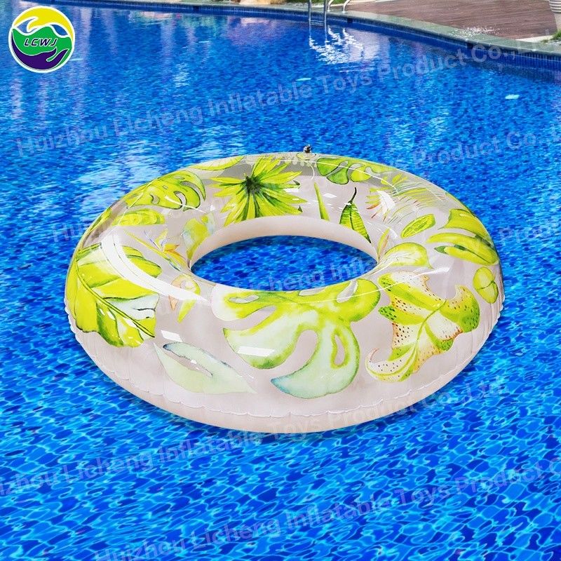PVC 150KG anillo de natación inflable flotante estilo Instagram soplar hasta anillo piscina