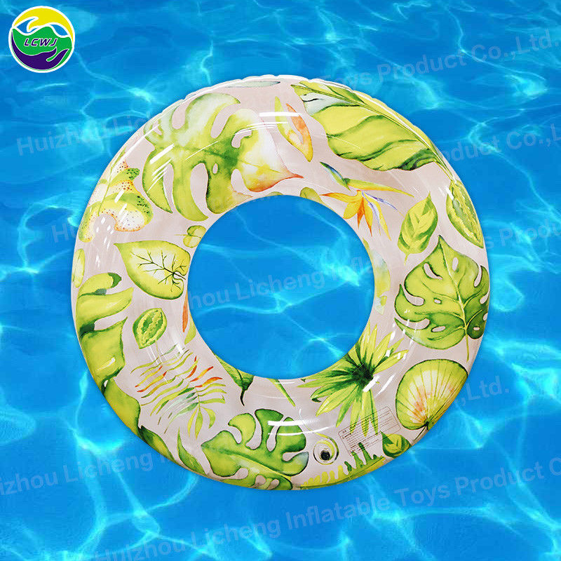 PVC 150KG anillo de natación inflable flotante estilo Instagram soplar hasta anillo piscina