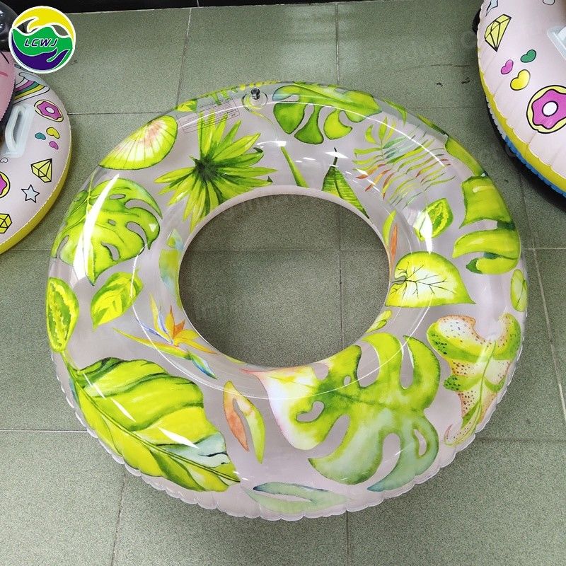 PVC 150KG anillo de natación inflable flotante estilo Instagram soplar hasta anillo piscina