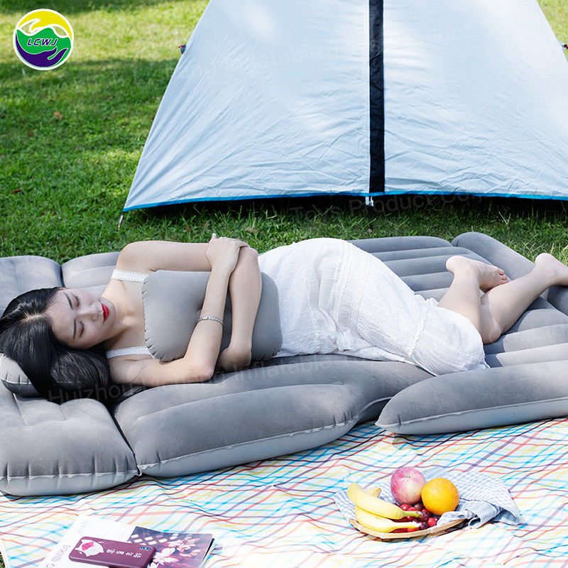Silla de salón inflables de PVC de tamaño adulto grande cama de campamento