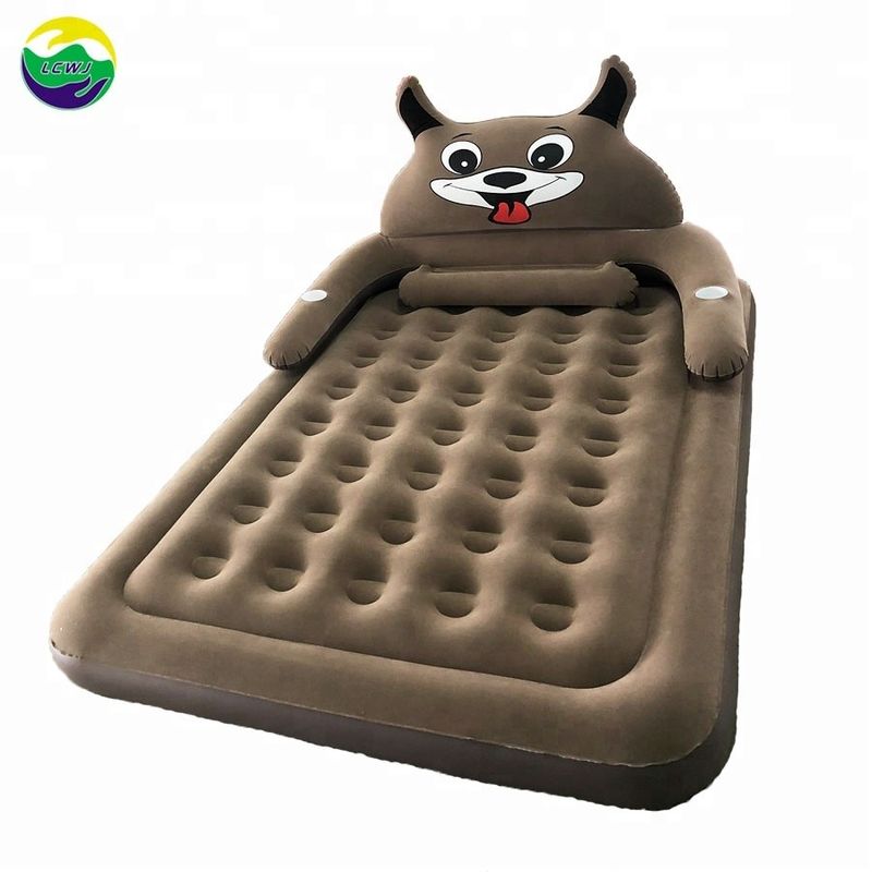 Muebles inflables de animales autoinflables Cama de aire soplado colchón tamaño grande