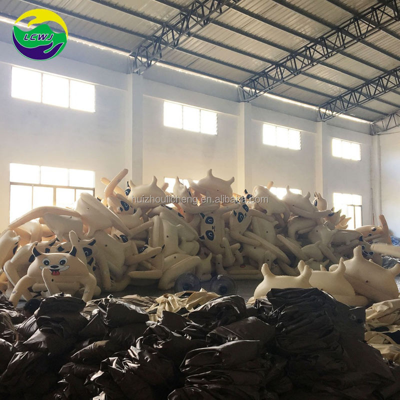Muebles inflables de animales autoinflables Cama de aire soplado colchón tamaño grande