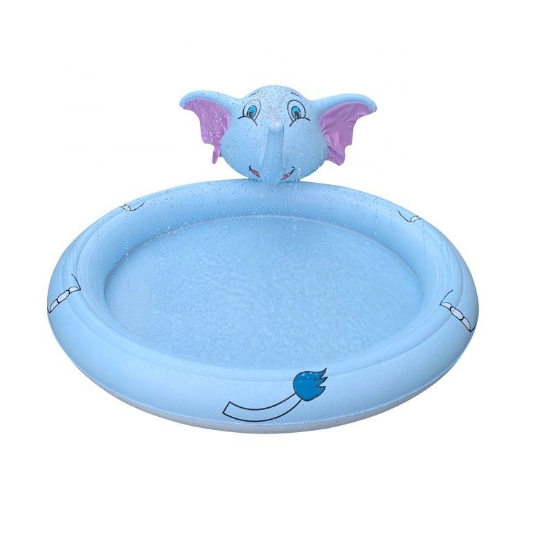 LC Animal Elefante Salpicadura Piscina de suelo Inflable Piscina de pulverización Piscina inflable con pulverización