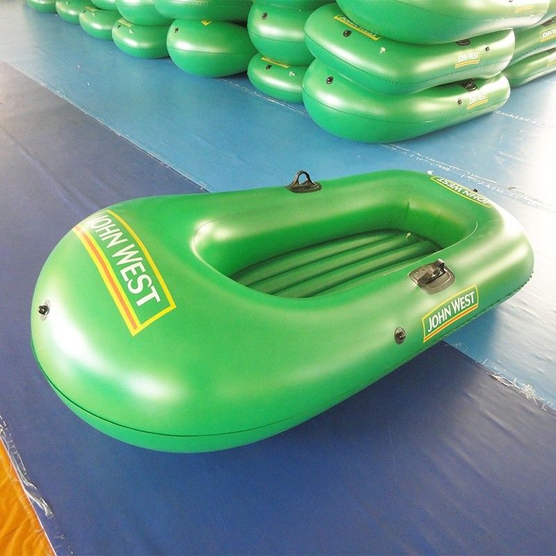 190 x 110 cm Flota de PVC inflable Barco de remo Barco aerodinámico para la pesca Deporte a la deriva