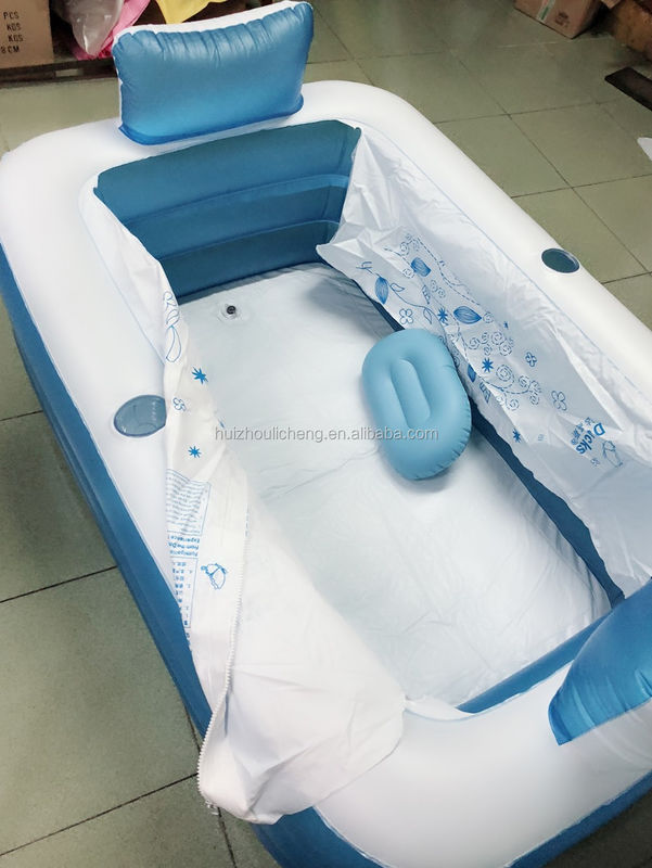 Baño de plástico plegable para adultos