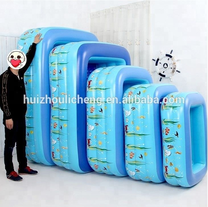 Piscina gigante de PVC inflable Gran jardín inflable plegable al aire libre para niños