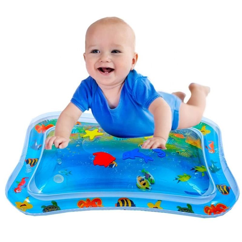66 X 50 cm Juguete de agua para bebés Odm 3 a 12 meses Bebé colchón de agua inflables para el vientre