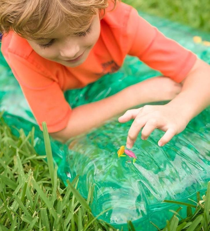 Tiempo del vientre 66 X 50cm Juguetes de piscina para bebés Unisex Inflatable Mat de juego de agua