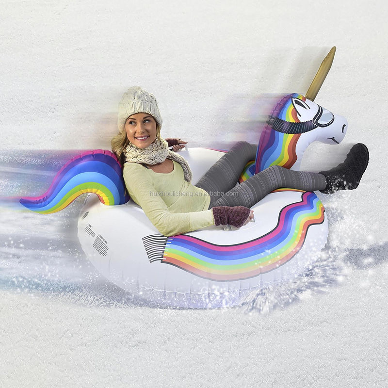 Juguetes de nieve inflables de invierno de PVC de 190 cm trineo de nieve para adultos