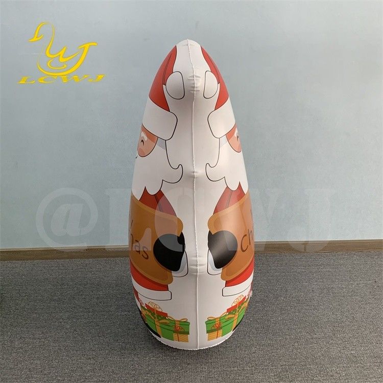 LC Blow Up Bopper Yard Decoración de Navidad inflables Santa Claus Decoraciones con luz LED