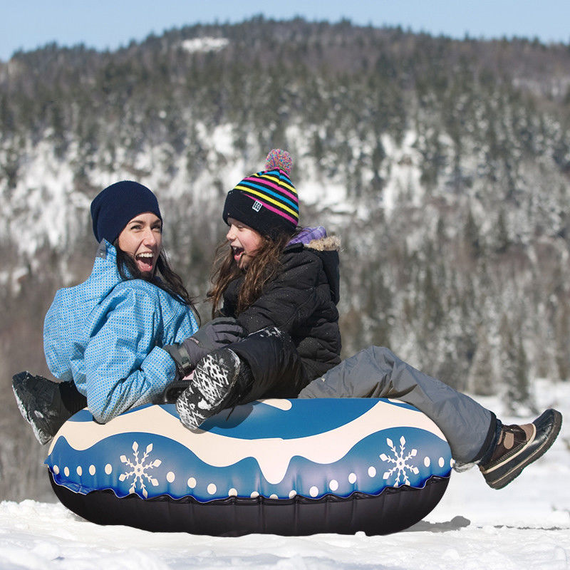 Traviesas para adultos Tubos de nieve Tubos de aire de nieve Juguetes divertidos de invierno para niños