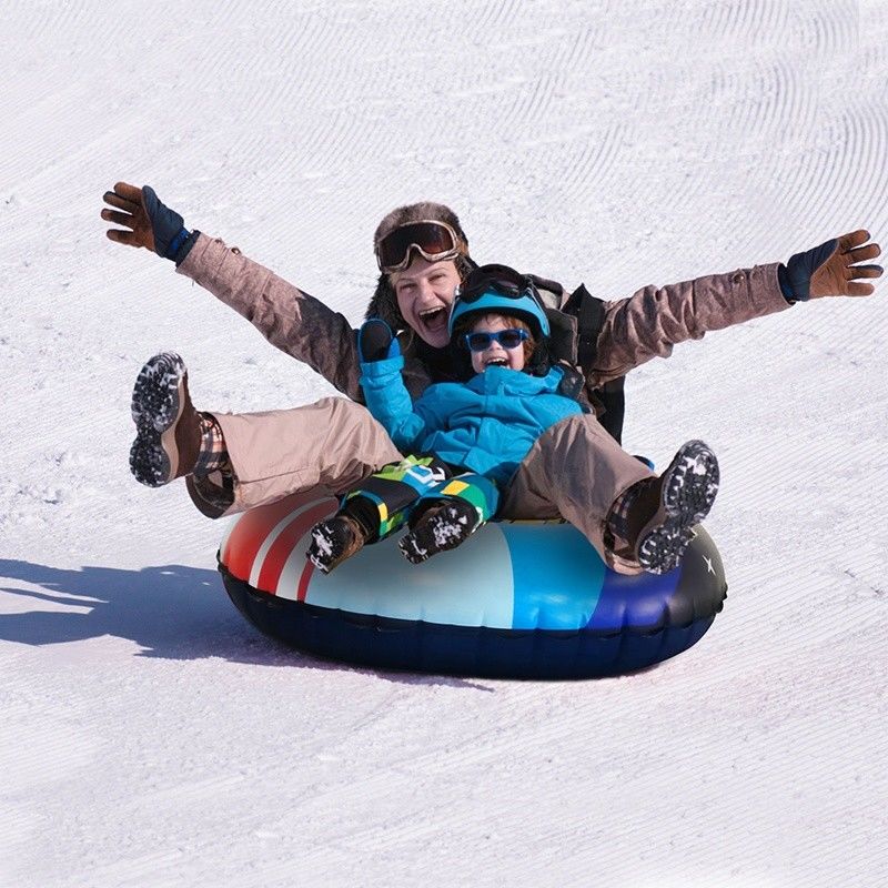 Trineo de nieve inflables de PVC de 300 kg trineo triangular de cohetes trineo de nieve trineo de nieve tabla de nieve 120 x 90 cm