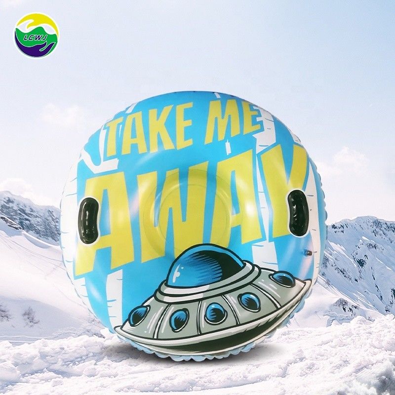 OVNI Espacio Inflables juguetes de nieve remolcable tubo inflable para trineo juguetes de invierno 47in