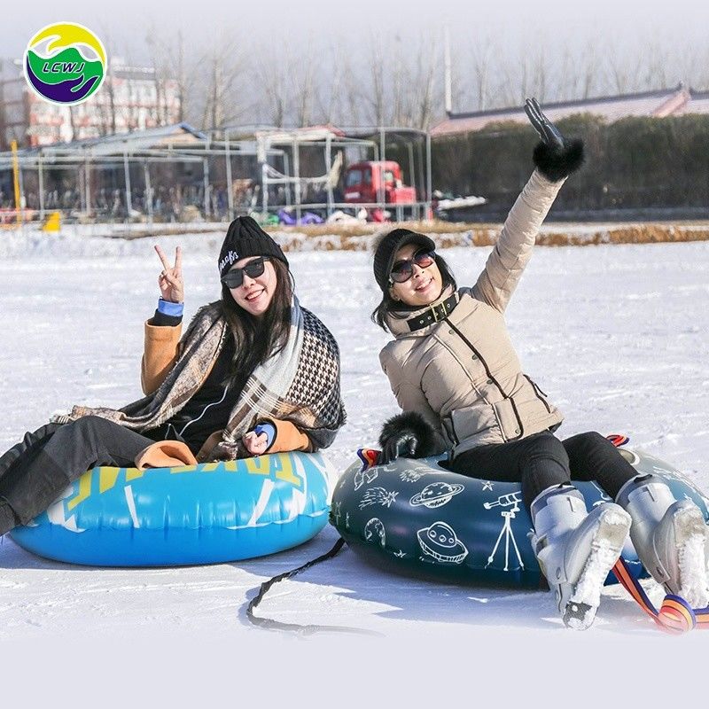 OVNI Espacio Inflables juguetes de nieve remolcable tubo inflable para trineo juguetes de invierno 47in