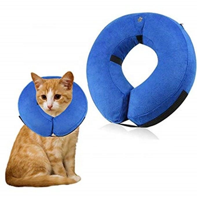 Collar inflables para mascotas de tamaño personalizado collar de recuperación suave para gatos